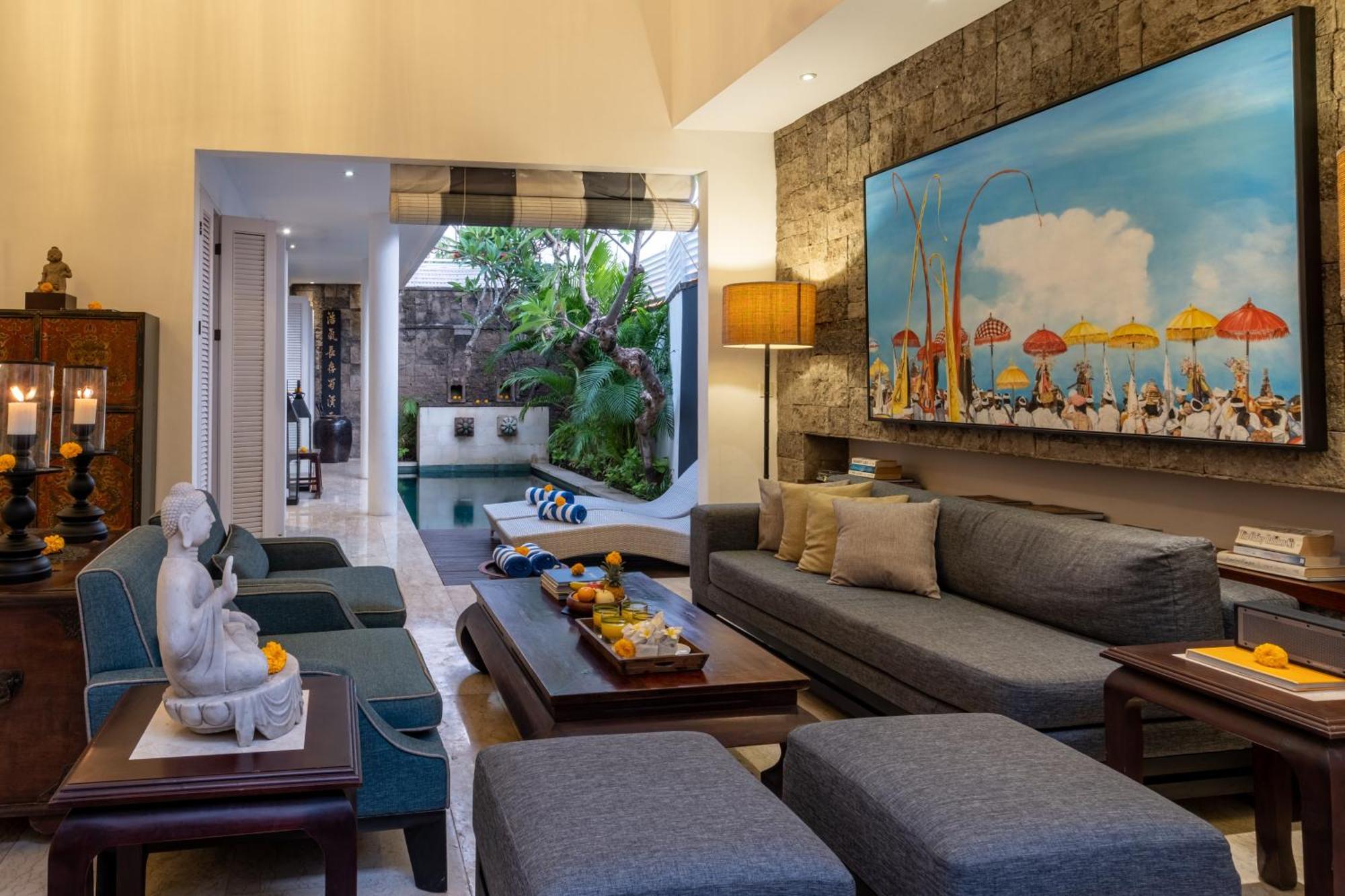 Mosan House - Unique Art-Filled Gem In Perfect Location A Short Walk From The Beach Or Seminyak Square Including Ac Office For Remote Working Luaran gambar